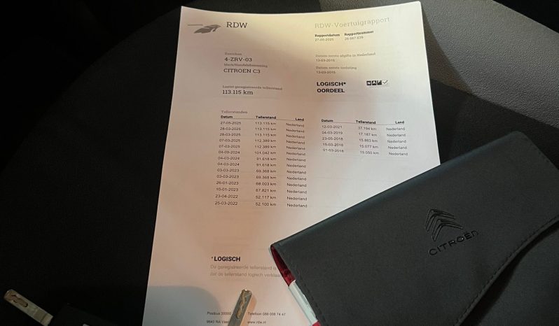 
								Citroën C3 1.0 2015 NAP volledig									